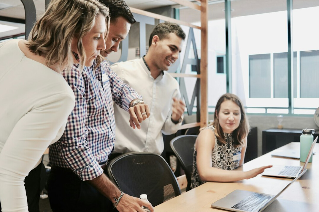 business team meeting discussion